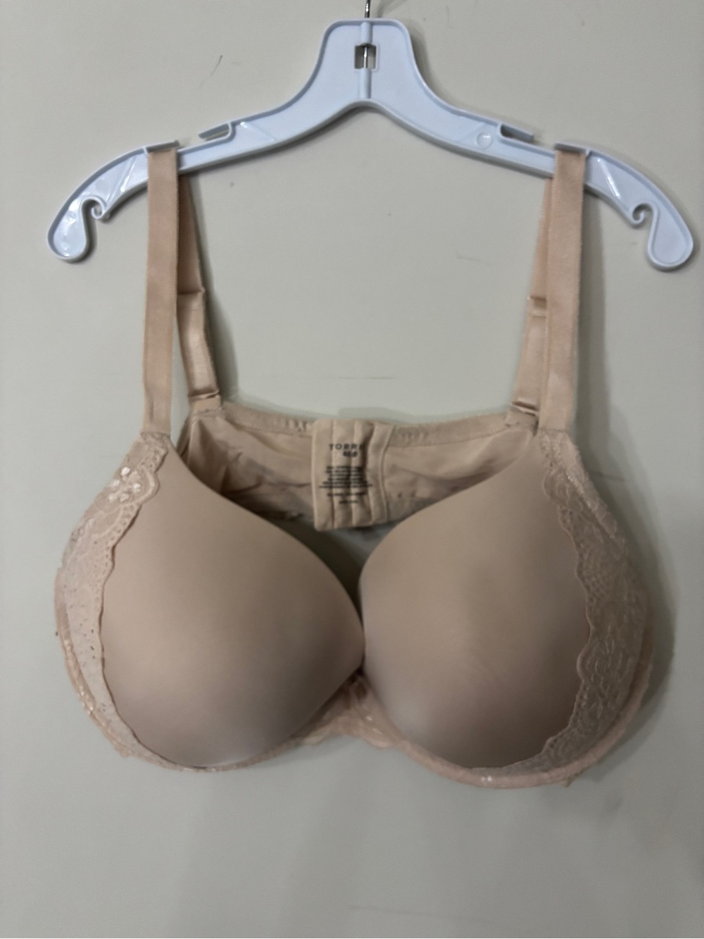 torrid Nude Lace-Trim T-Shirt Bra 46D